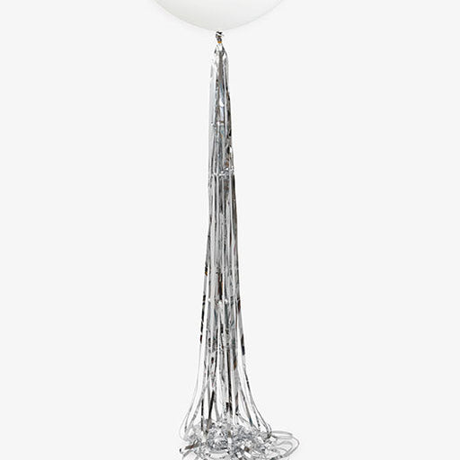 Silver Balloon Tassel 6ft | 1ct
