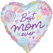 18in Best Mom Ever Sweet Scribbles - Party Supplies