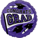 18in Purple School Colors Be True - Party Supplies