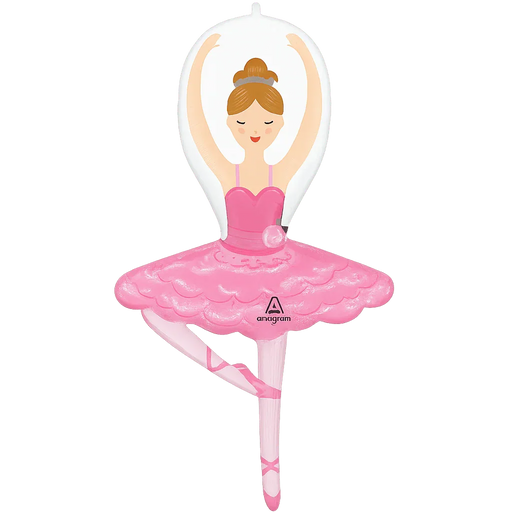 Ballerina Girl Supershape Mylar Balloon 25" | 1ct