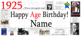 Customized Trivia Birthday Banner  | 1ct