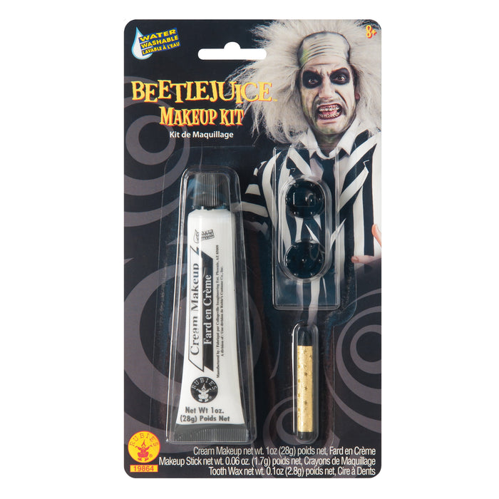 Beetlejuice Makeup Kit shown against a plain white background — a Halloween costume accessory.