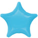 Caribbean Blue Star Mylar Balloon 19" | 1ct - Zurchers