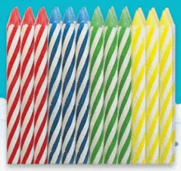 Spiral Birthday Candles | 12ct