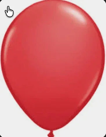 Fashion Red,  11'' Latex Single Balloon | Does Not Include Helium