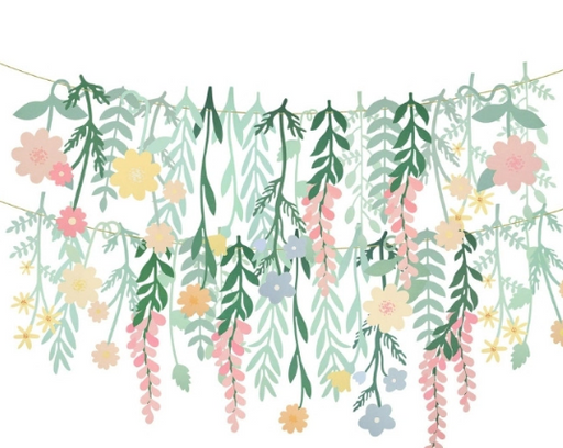 Floral Paper Backdrop | 1ct