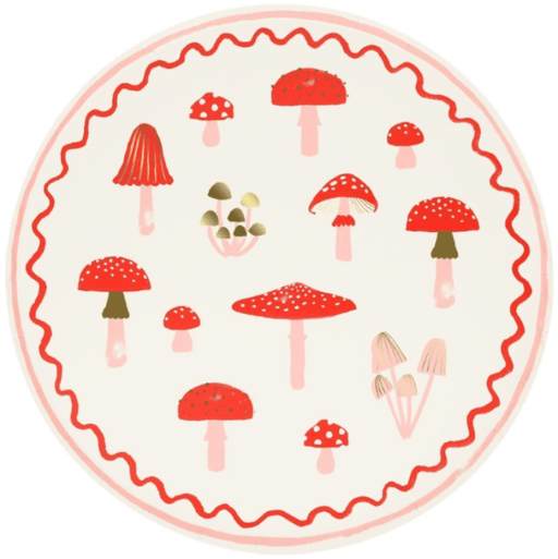 Merry Mushrooms Dinner Plates | 8ct