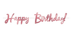 Rosegold Foil Happy Birthday Streamer | 1ct