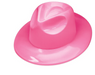 Plastic Fedora - Pink | 1ct