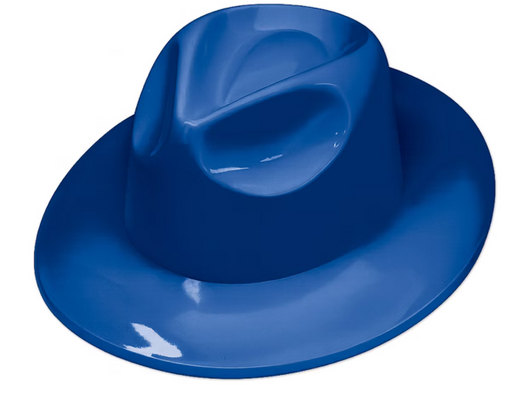 Plastic Fedora - Blue | 1ct