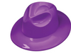 Plastic Fedora - Purple | 1ct