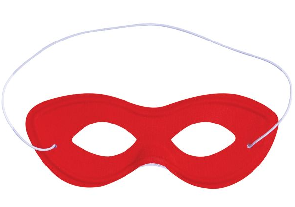 Fabric Hero Mask - Red | 1ct