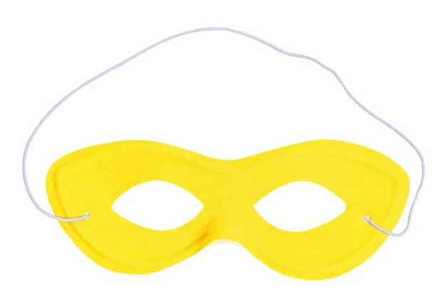 Fabric Hero Mask - Yellow | 1ct