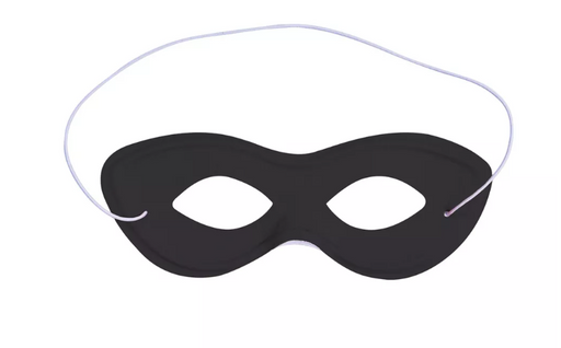 Fabric Hero Mask - Black | 1ct