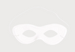 Fabric Hero Mask - White | 1ct
