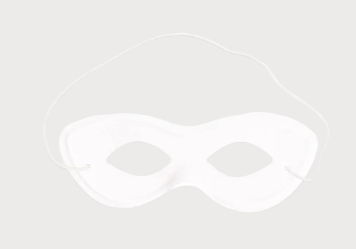 Fabric Hero Mask - White | 1ct