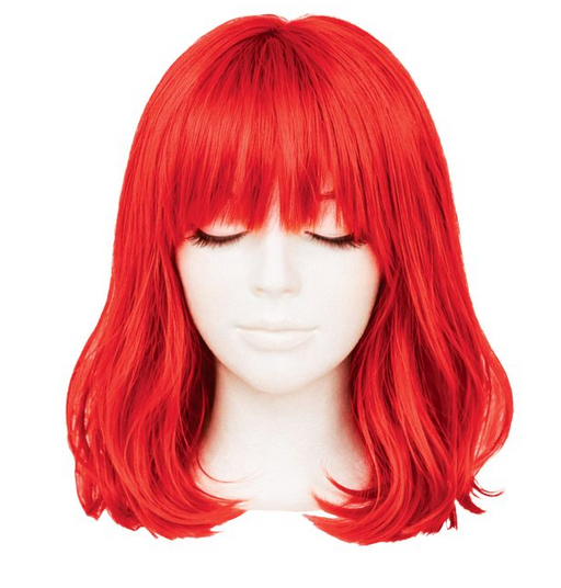 Long Bob Wig - Red | 1ct