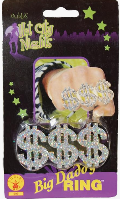 Triple Dollar Sign Ring | 1ct