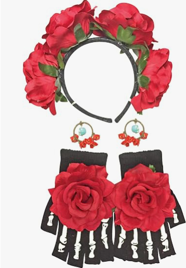 Dod Set Headband Earrings Gloves | 1ct