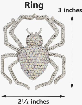 Silver Spider Rngs | 1ct