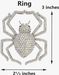 Silver Spider Rngs | 1ct
