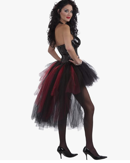 Woman's Vampiress Burlesque Tutu Costume | 1ct
