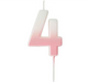 Pink Ombre Number '4' Candle | 1ct