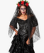 Black Veil / Flwr Day of the Dead | 1ct