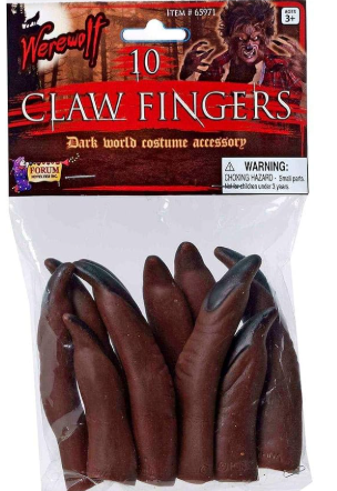 Brown Werewolf Claw Fingers | 1ct