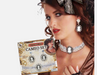 Steampunk Cameo set Clip-on Earrings and choker set Costume accessory | 1ct