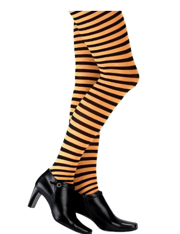 Child Black / Orange Tights | 1ct