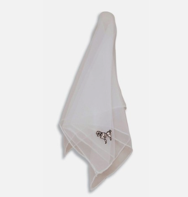 Poodle Scarf White | 1ct