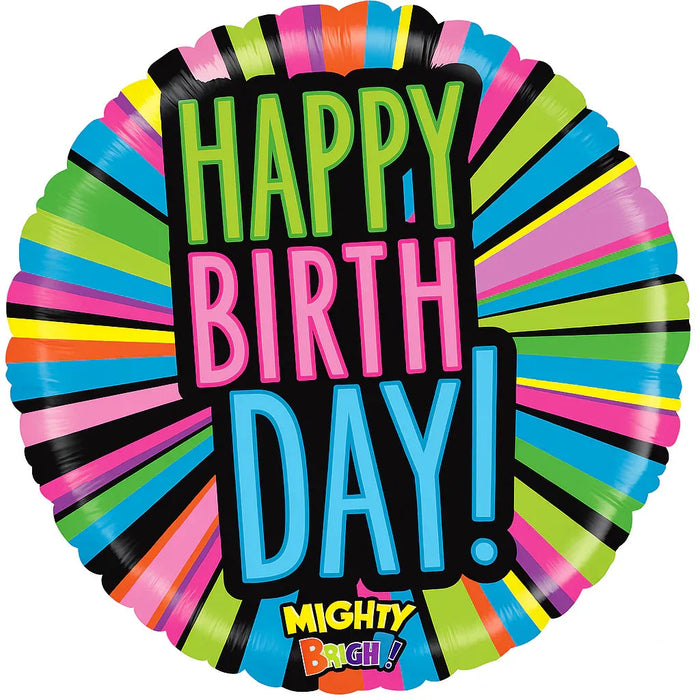 Mighty Birthday Blast Mylar Balloon 21" | 1ct