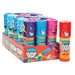 Push Pop Jumbo: a push-up lollipop in a plastic holder. Individually wrapped single piece.