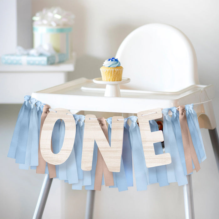 Little Mister One-derful First Birthday High Chair Banner, 39" x 8" | 1 ct