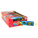 Juicy Drop Pop: a lollipop paired with a squeeze bottle of sour gel. Individually wrapped, 0.92 oz size.