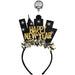 This expertly crafted headband is perfect for celebrating the new year. Featuring a light-up ball drop design and the iconic NYC skyline, it adds just the right touch of festive fun. One headband included.