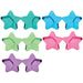 5 pairs of New Year's Star Colorful Glasses.  One in each available color.  Comes in a 10 pack.  2 of each color.