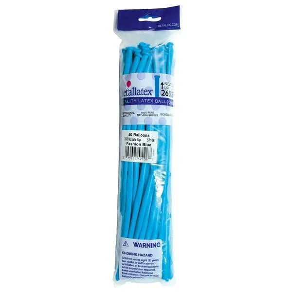 260 Sempertex Latex Balloon Pack, Blue | 50 ct - Zurchers
