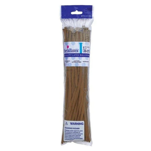 260 Sempertex Latex Balloon Pack, Coffee Brown | 50 ct