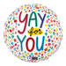 Yay For You Mylar Balloon, 18"