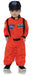 Product photo of the Orange Astronaut Child, shown against a plain background — a costume for Halloween and dress-up.