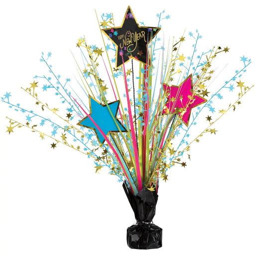 An 18 inch New Year's Starlight Centerpiece.