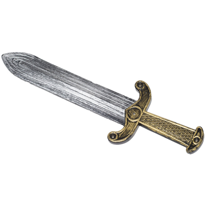 Product photo of the Child Gold/Silver Roman Dagger, shown against a plain background — a costume accessory for Halloween and dress-up.