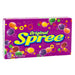 Spree: tangy hard candies. Sold in a 5 oz rectangular cardboard theater box, printed with the brand name and product.