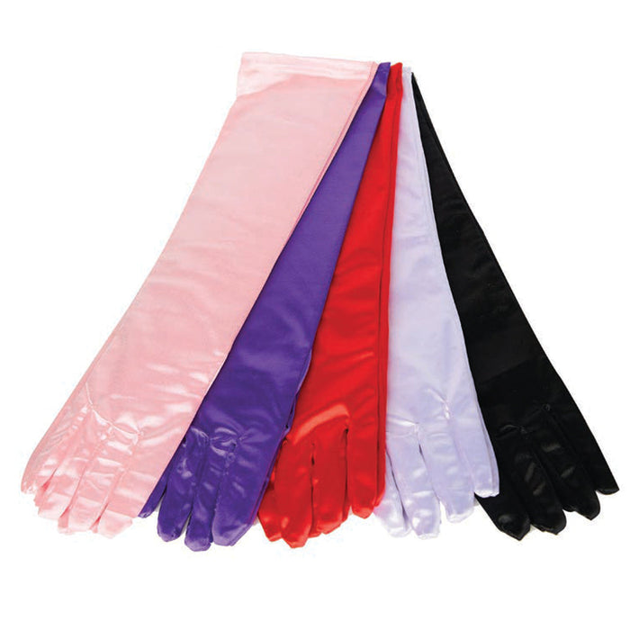 Product photo of the White Stone Gloves, shown against a plain background — a costume accessory for Halloween and dress-up.