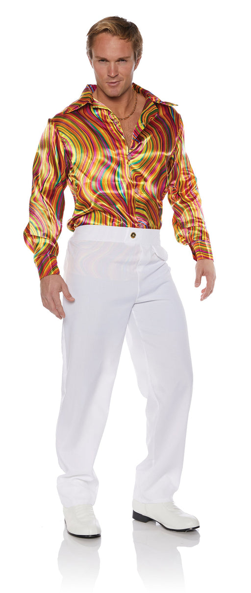 XL 70's Swirl Disco Shirt | 1ct
