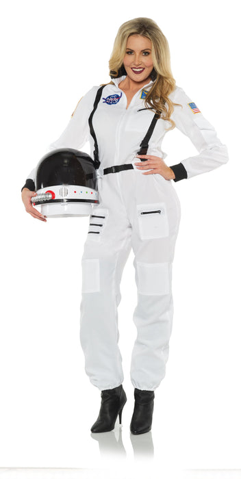 Product photo of the Female Astronaut, shown against a plain background — a costume for Halloween and dress-up.