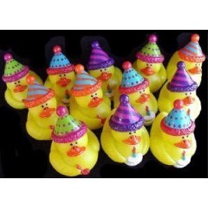 Birthday Party Rubber Ducks | 12 ct