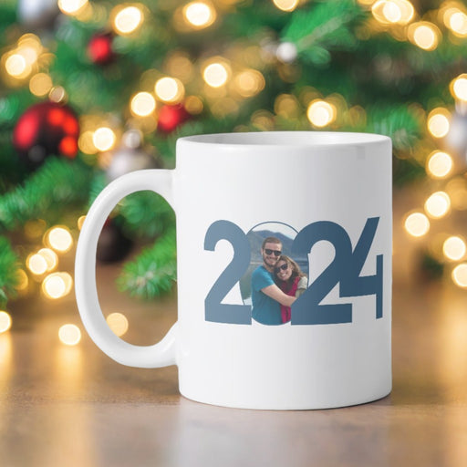 A 15 ounce 2024 Custom Ceramic Mug.